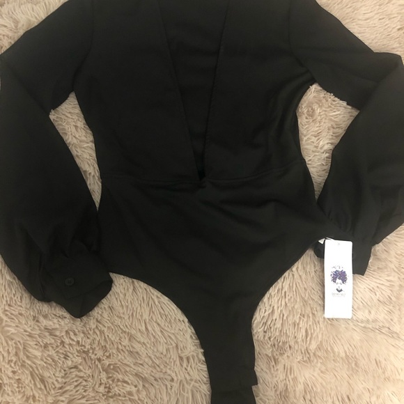 💫🔥🔥Sexy V-collar Long Sleeve Bodysuit🔥🔥💫 - Picture 4 of 4